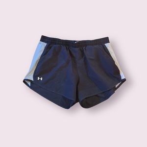 Black and Grey Mesh Under Armour Shorts